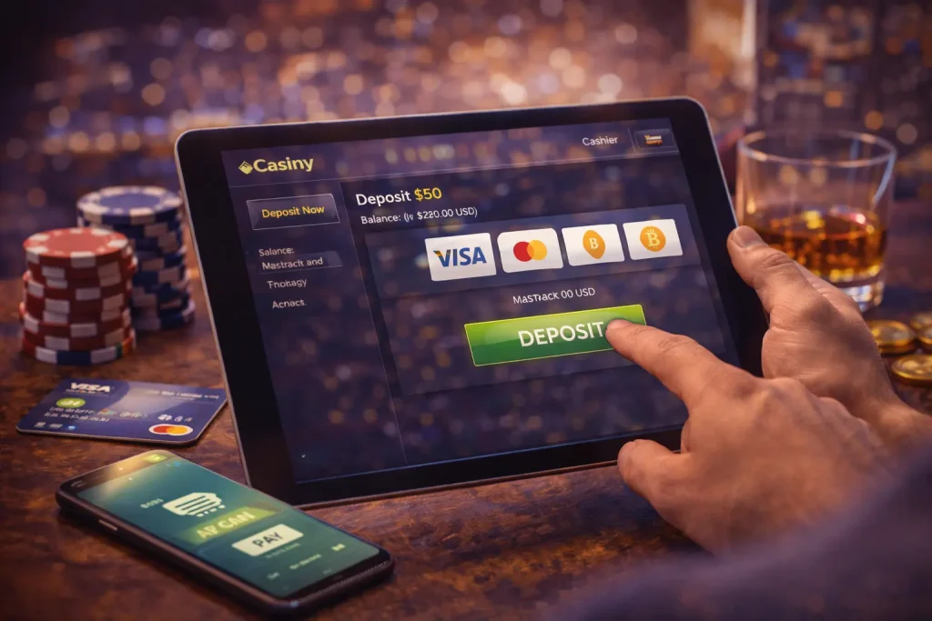 Depositing Funds at Casiny Casino